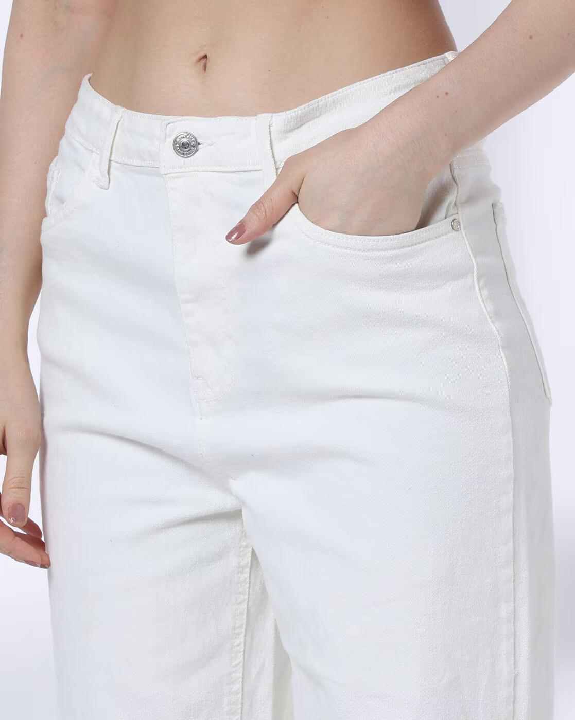 DNMX | Women Mid-Rise Relaxed Jeans|3