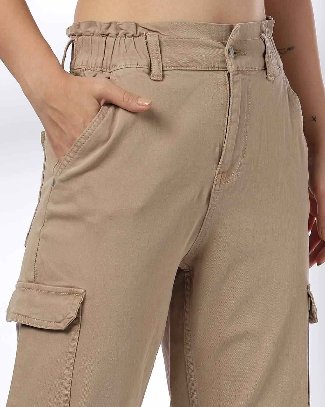 DNMX | Women Straight Fit Cargo Jeans|3