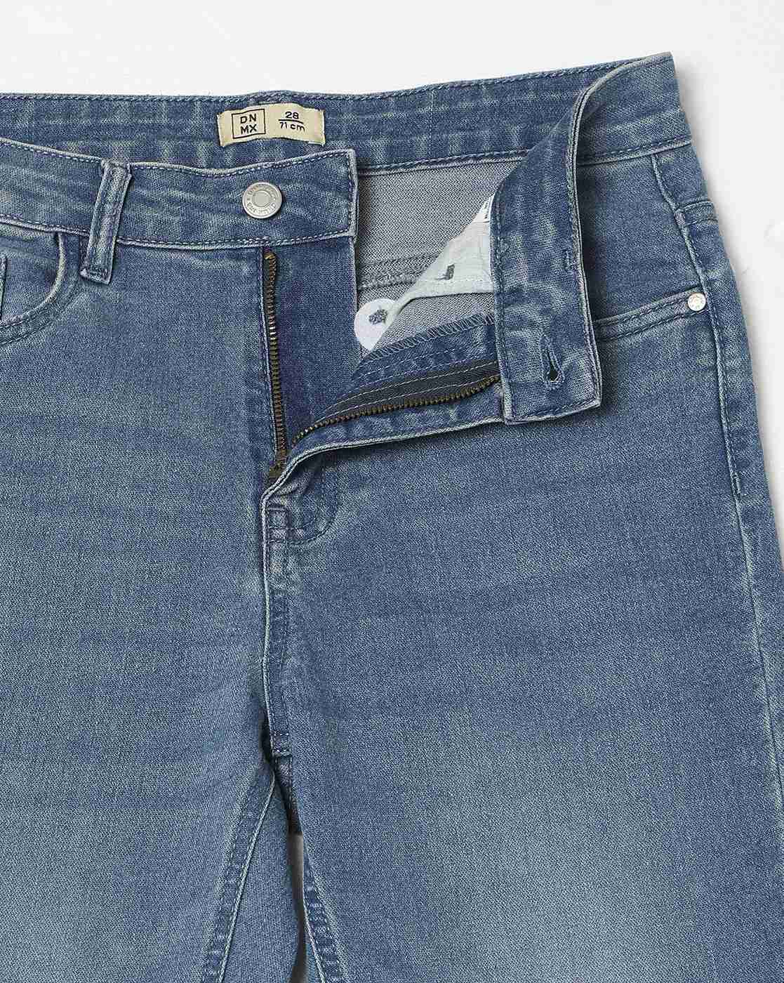 DNMX | Women Lightly Washed Bootcut Fit Jeans|4