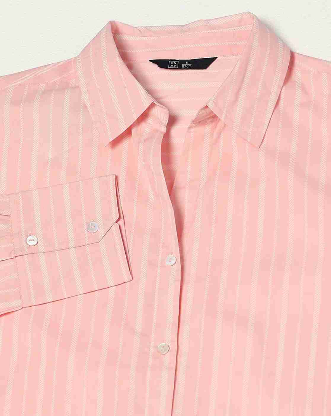 DNMX | Women Striped Relaxed Fit Shirt|4