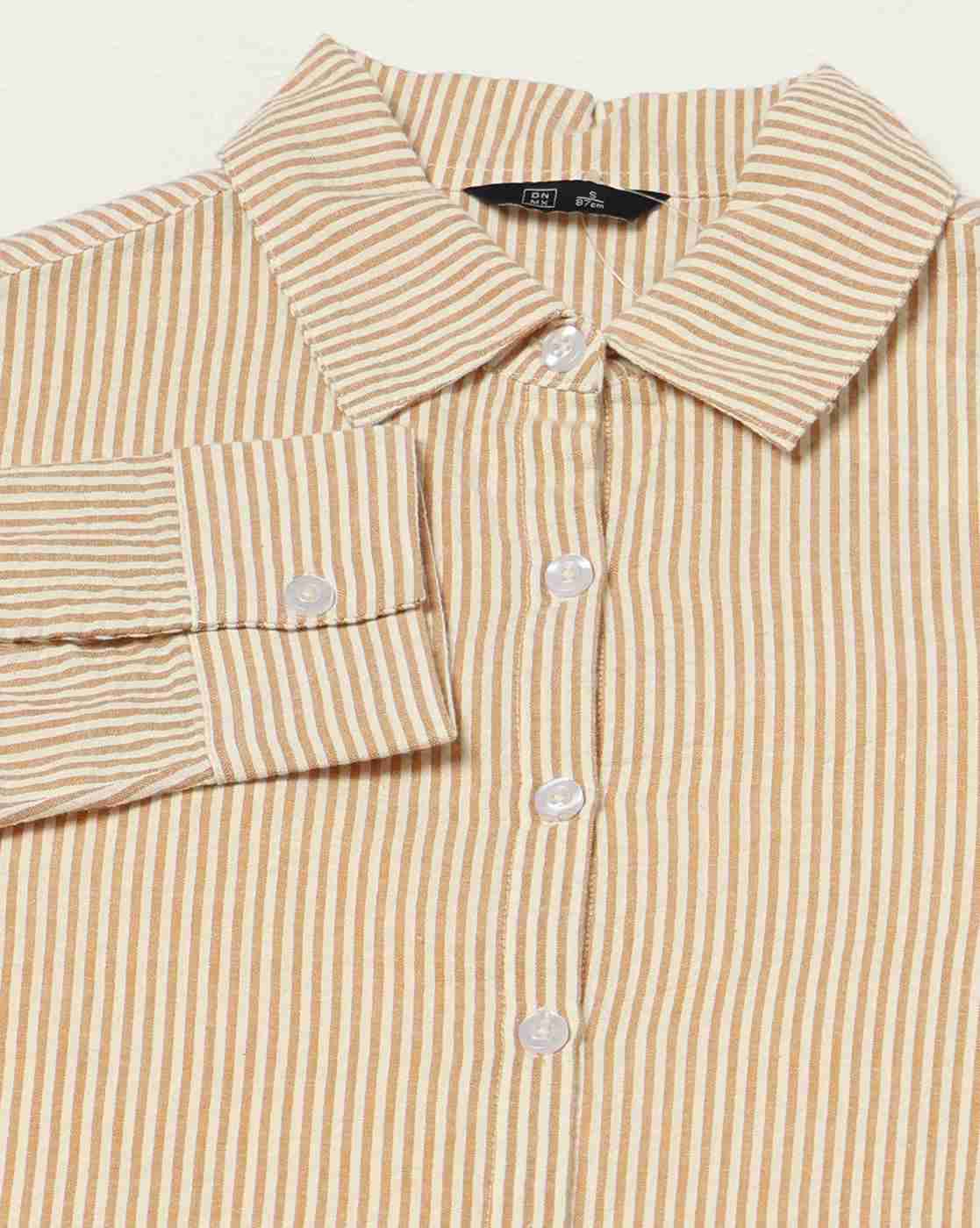 DNMX | Women Striped Relaxed Fit Shirt|4
