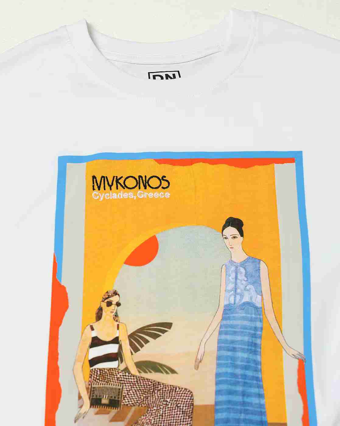 DNMX | Women Graphic Print Oversized Fit Crew-Neck T-Shirt|4