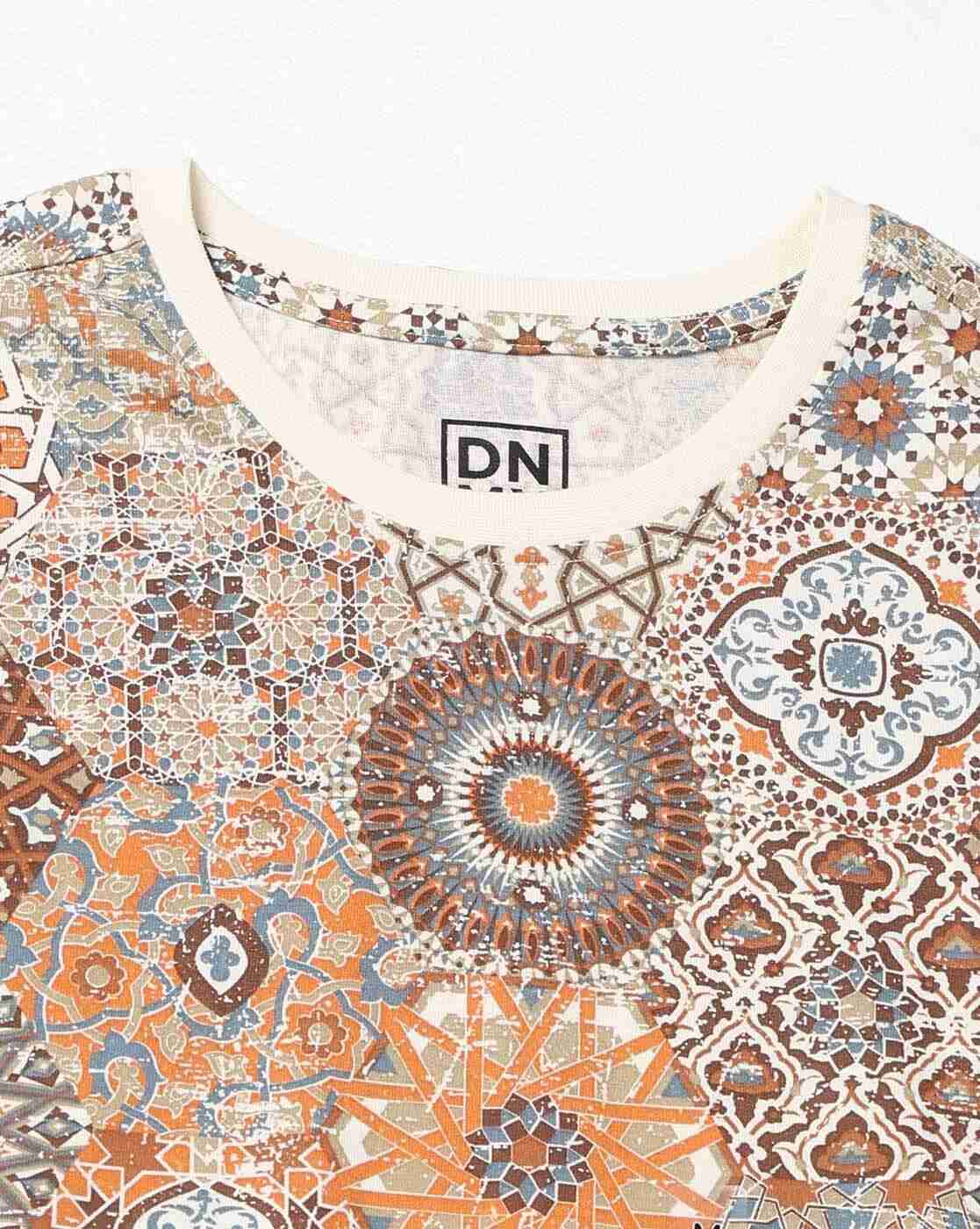 DNMX | Men All-Over Print Regular Fit Crew-Neck T-Shirt|5