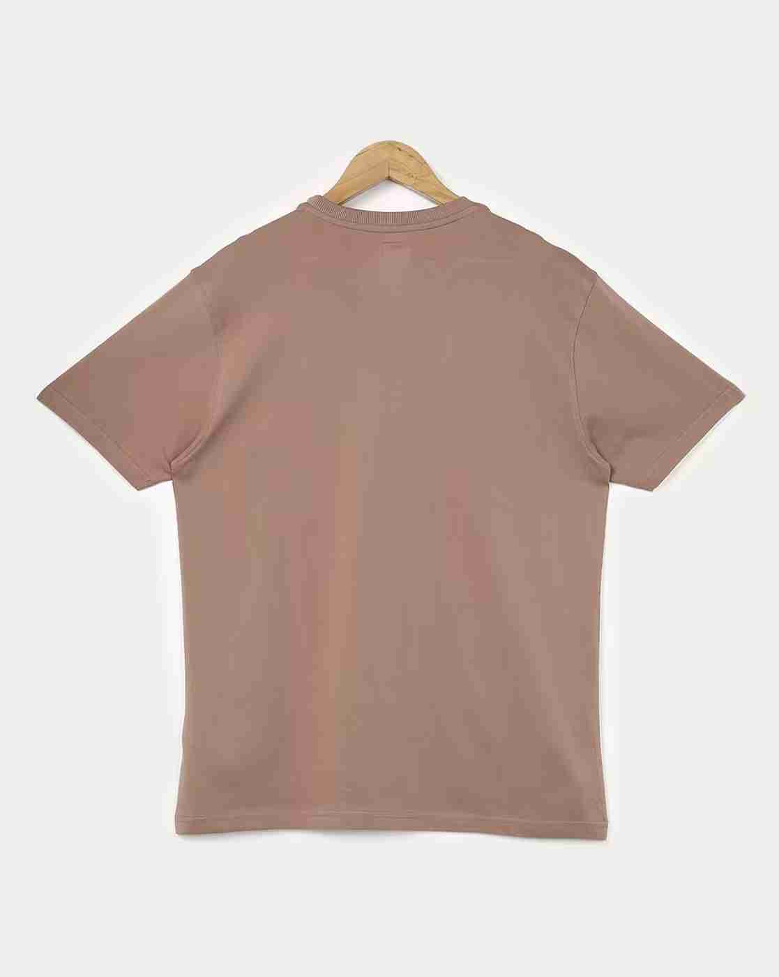 DNMX | Men Vincent Graphic Print Regular Fit Crew-Neck T-Shirt|1