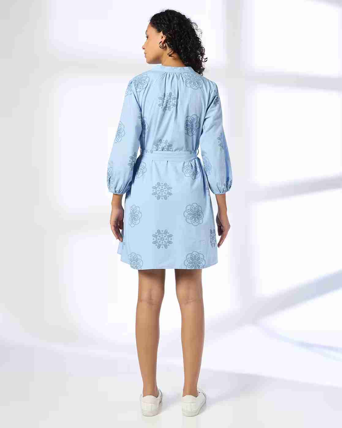 DNMX | Women Rubberised Print Relaxed Fit Tunic|2