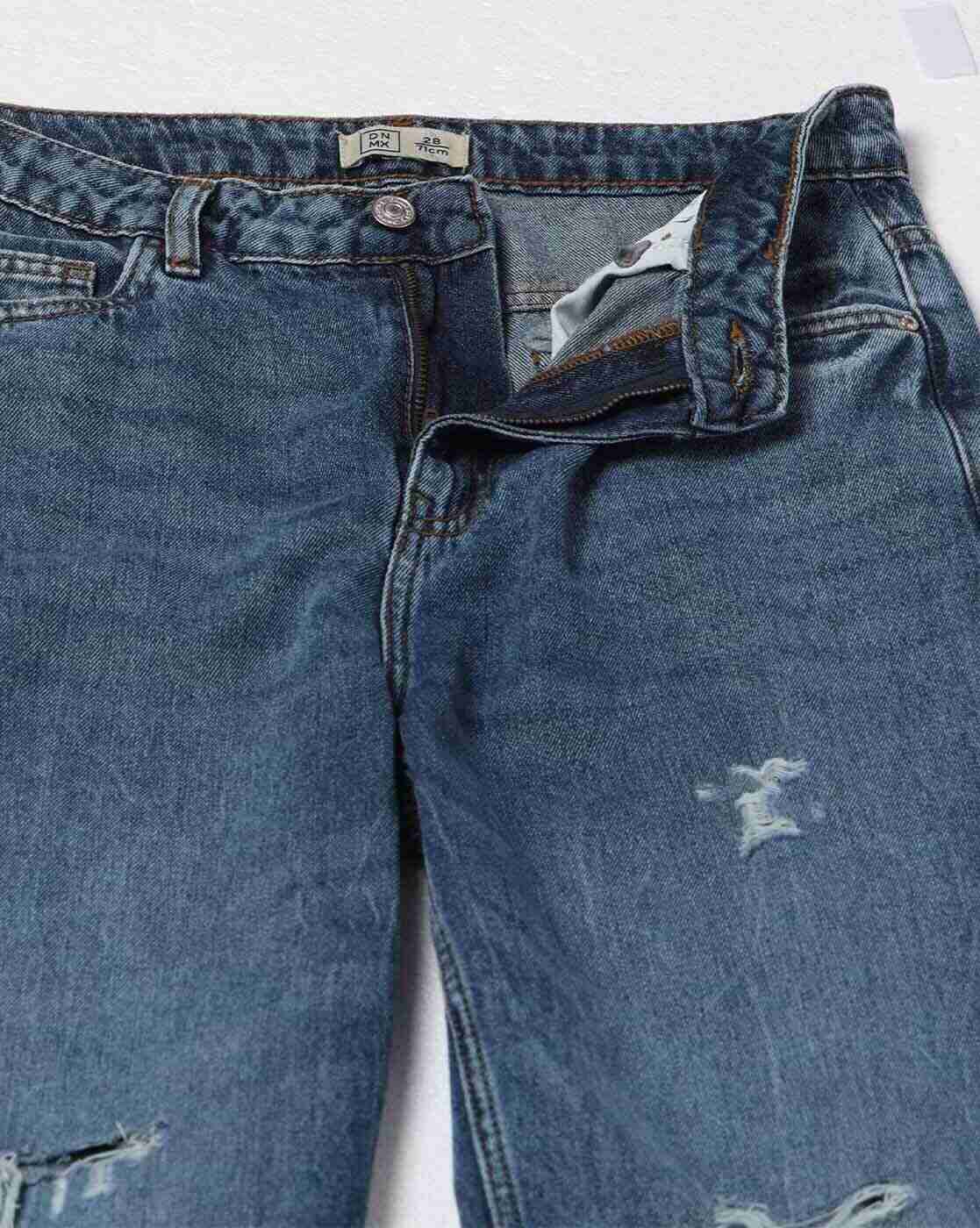 DNMX | Women Lightly Washed Relaxed Fit Jeans|4