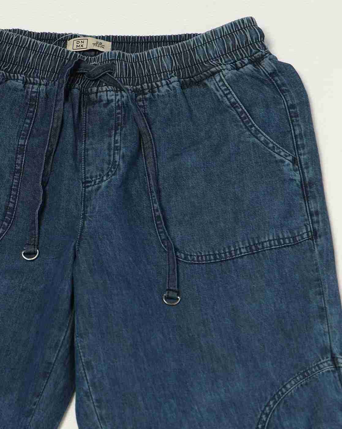 DNMX | Women Lightly Washed Jogger Jeans|5