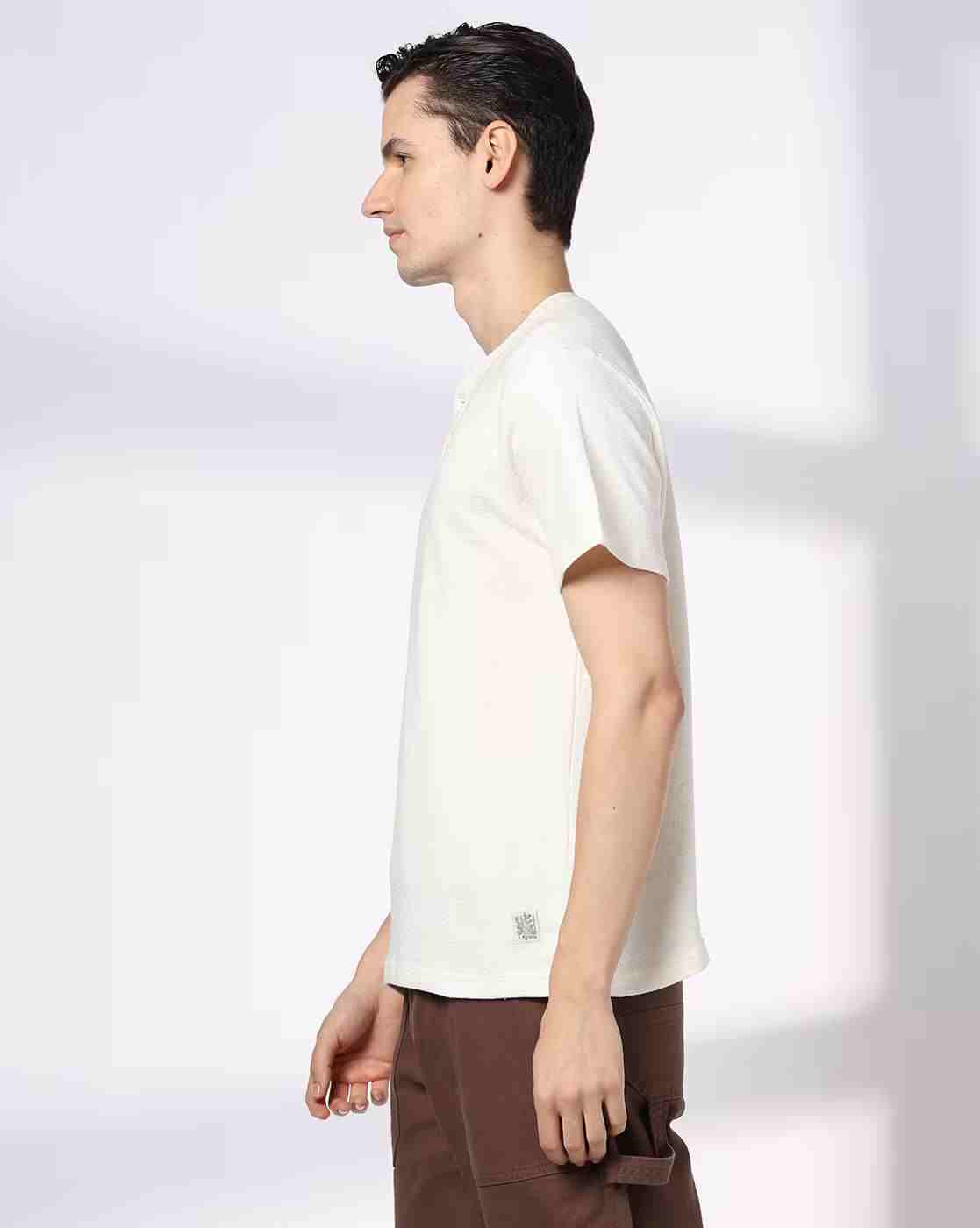 DNMX | Men Regular Fit Henley T-Shirt|2