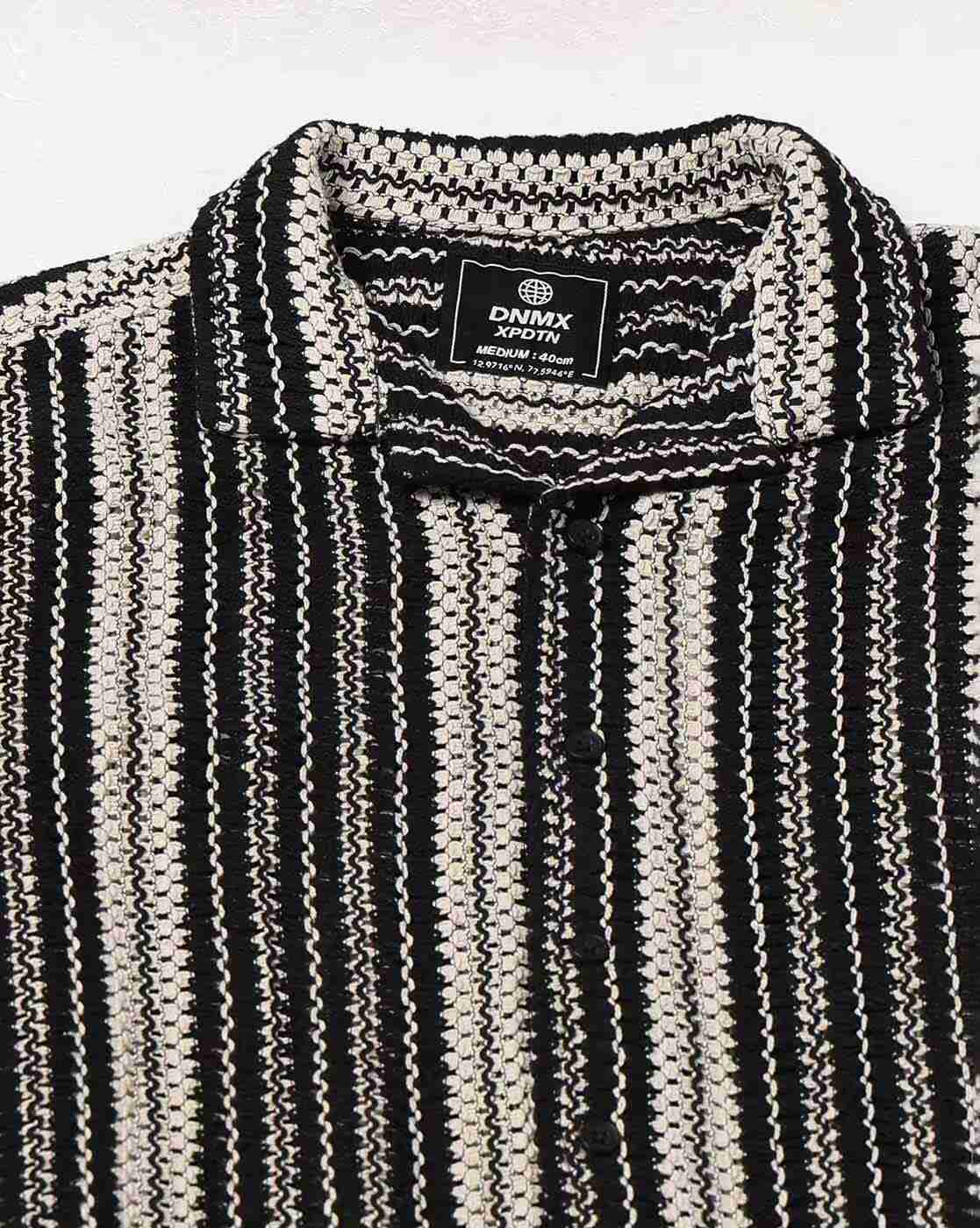 DNMX | Men Aztec Print Regular Fit Shirt|5