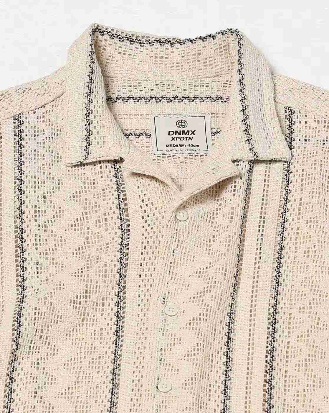 DNMX | Men Patterned Regular Fit Shirt|5