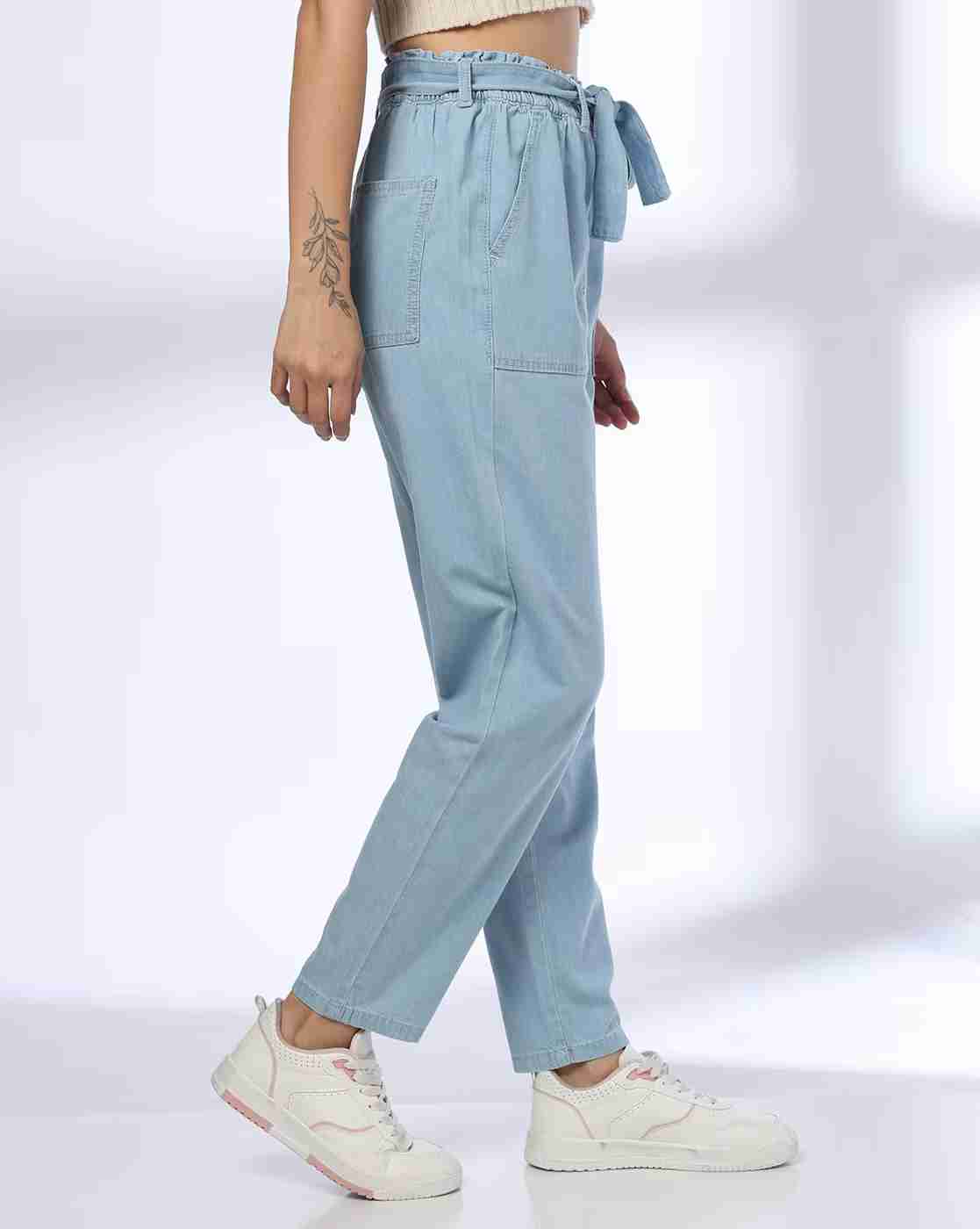 DNMX | Women Mid-Rise Relaxed Fit Jeans|1