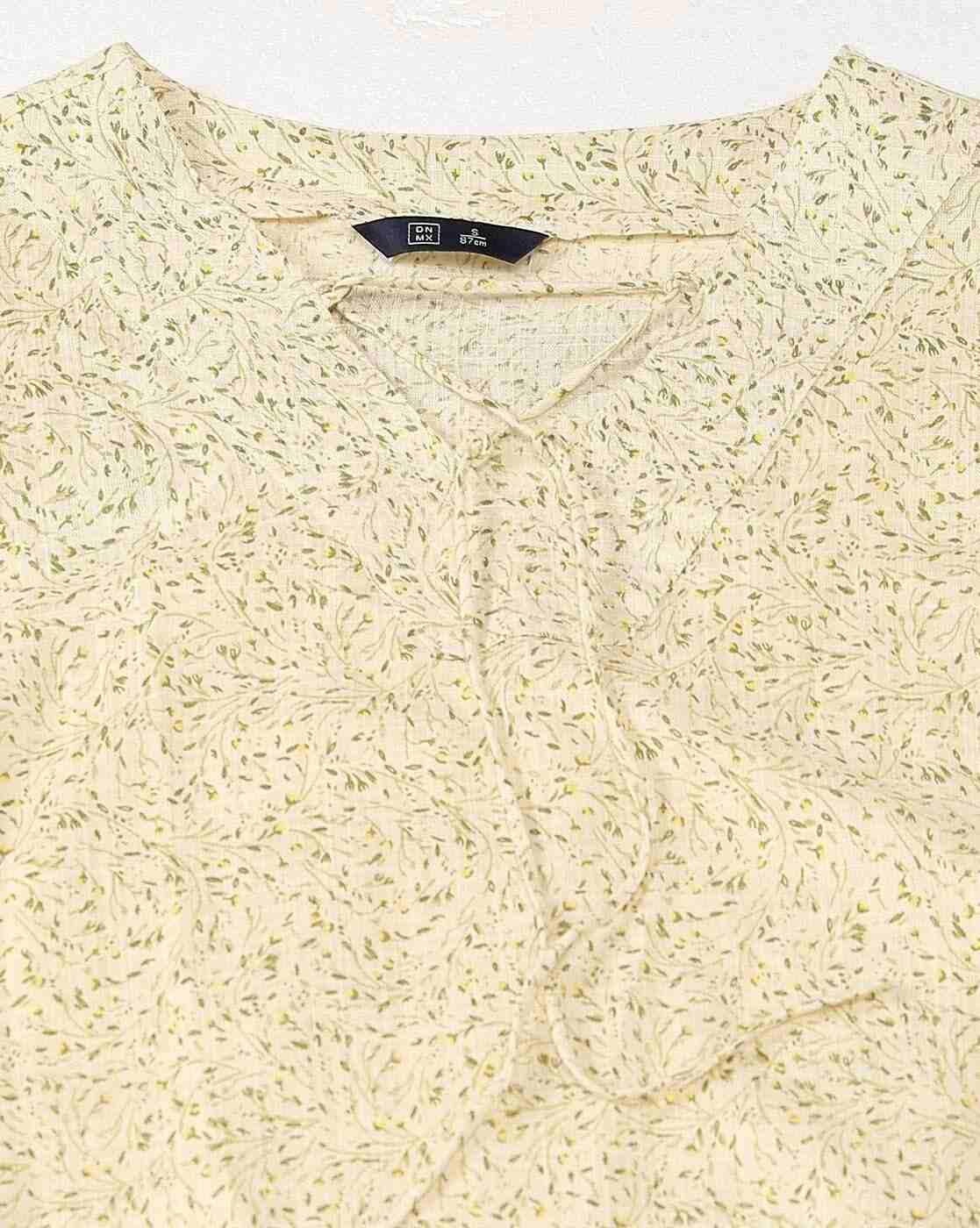 DNMX | Women Printed Regular Fit Tiered Tunic|4