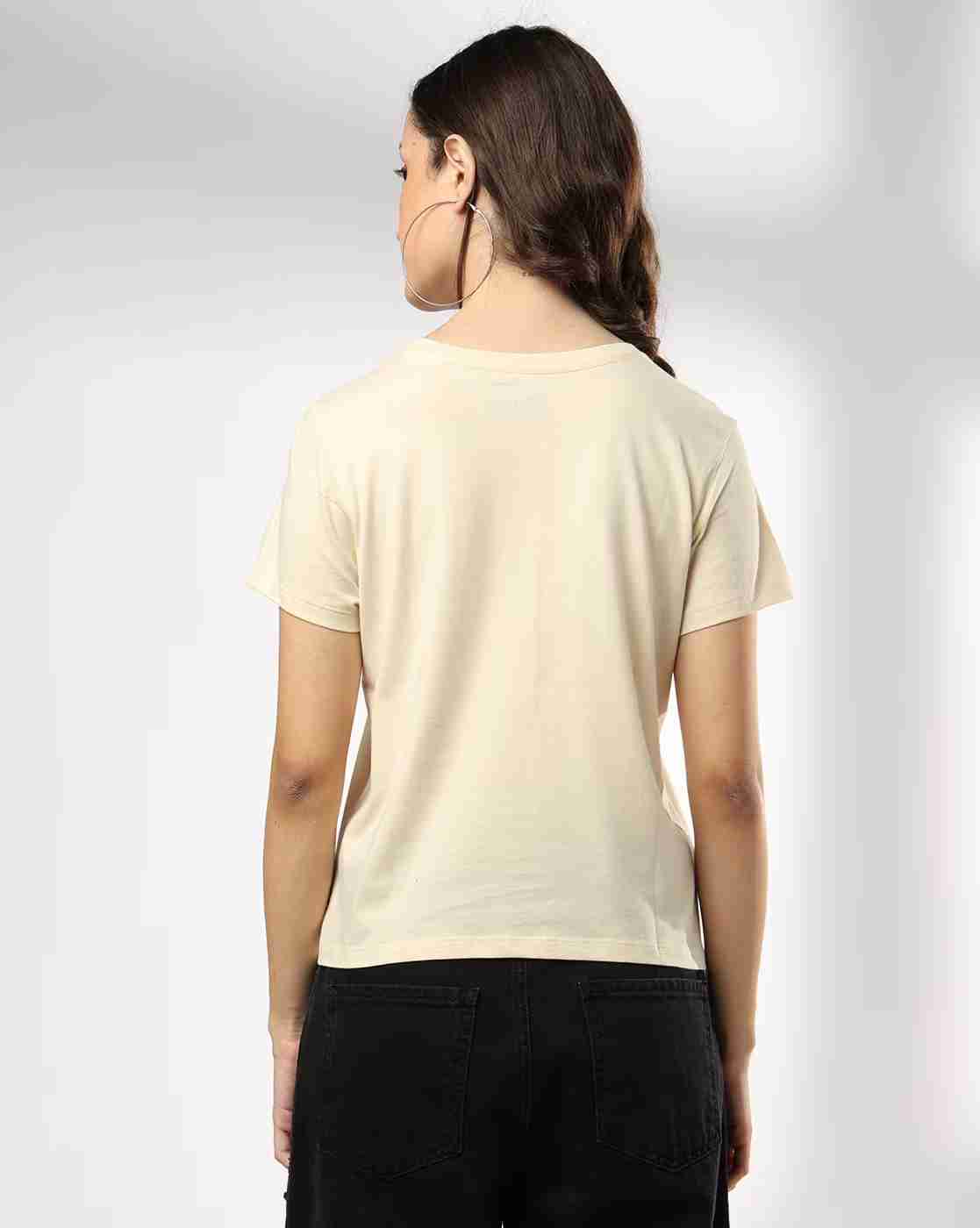 DNMX | Women Destiny Regular Fit Crop T-Shirt|2