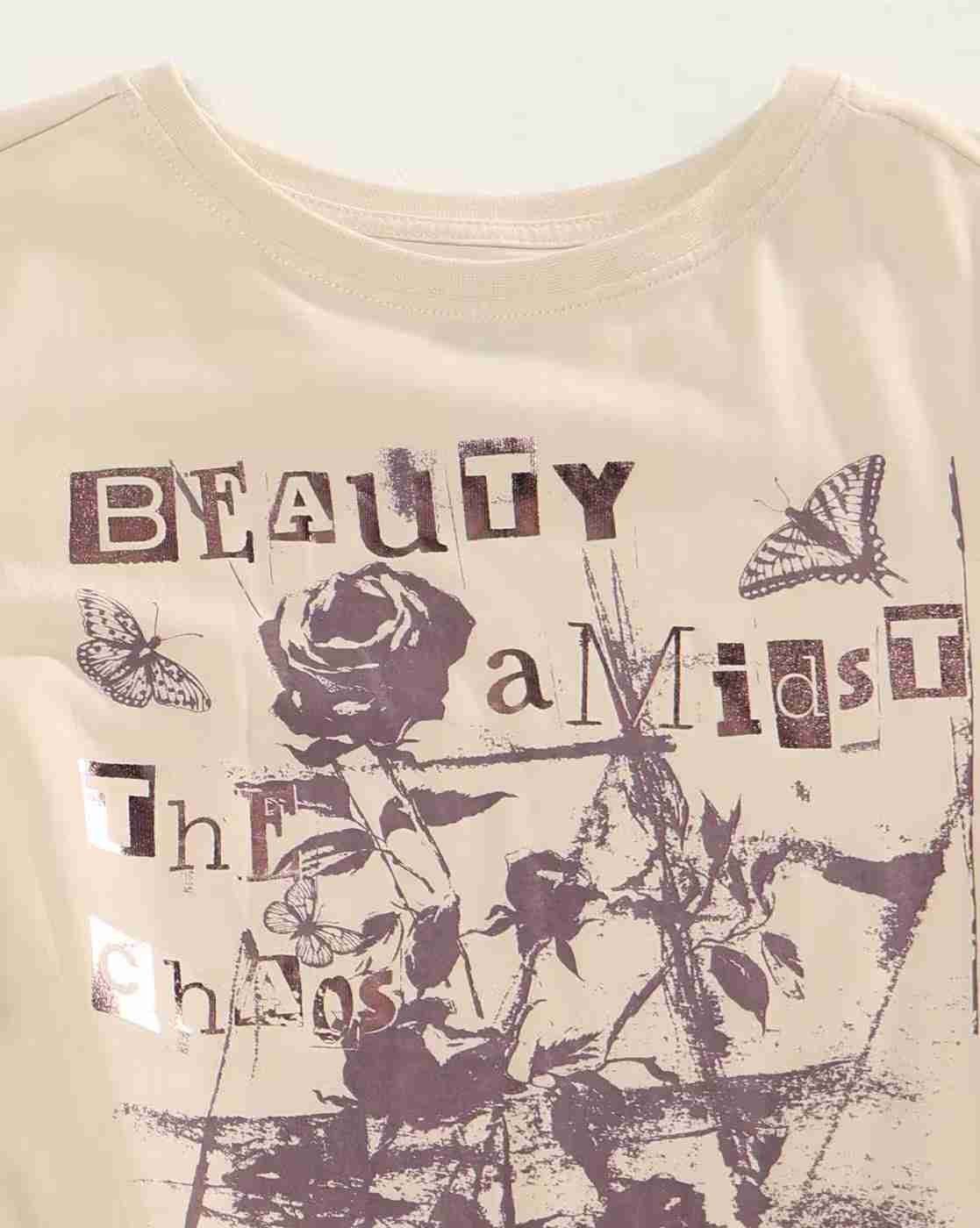 DNMX | Women Graphic Print Relaxed Fit T-Shirt|4