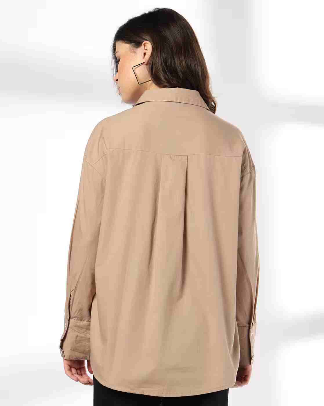 DNMX | Women Tailored Fit Shirt with Embellishments|2