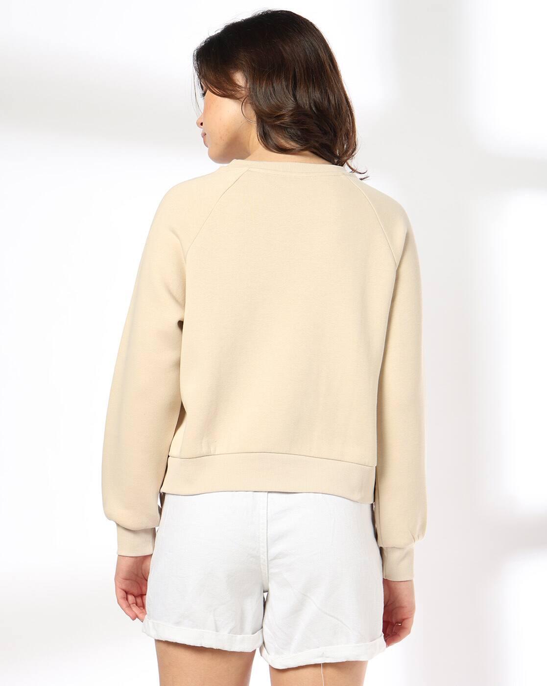 DNMX | Women Sweatshirt with Criss Cross Tie-up|2