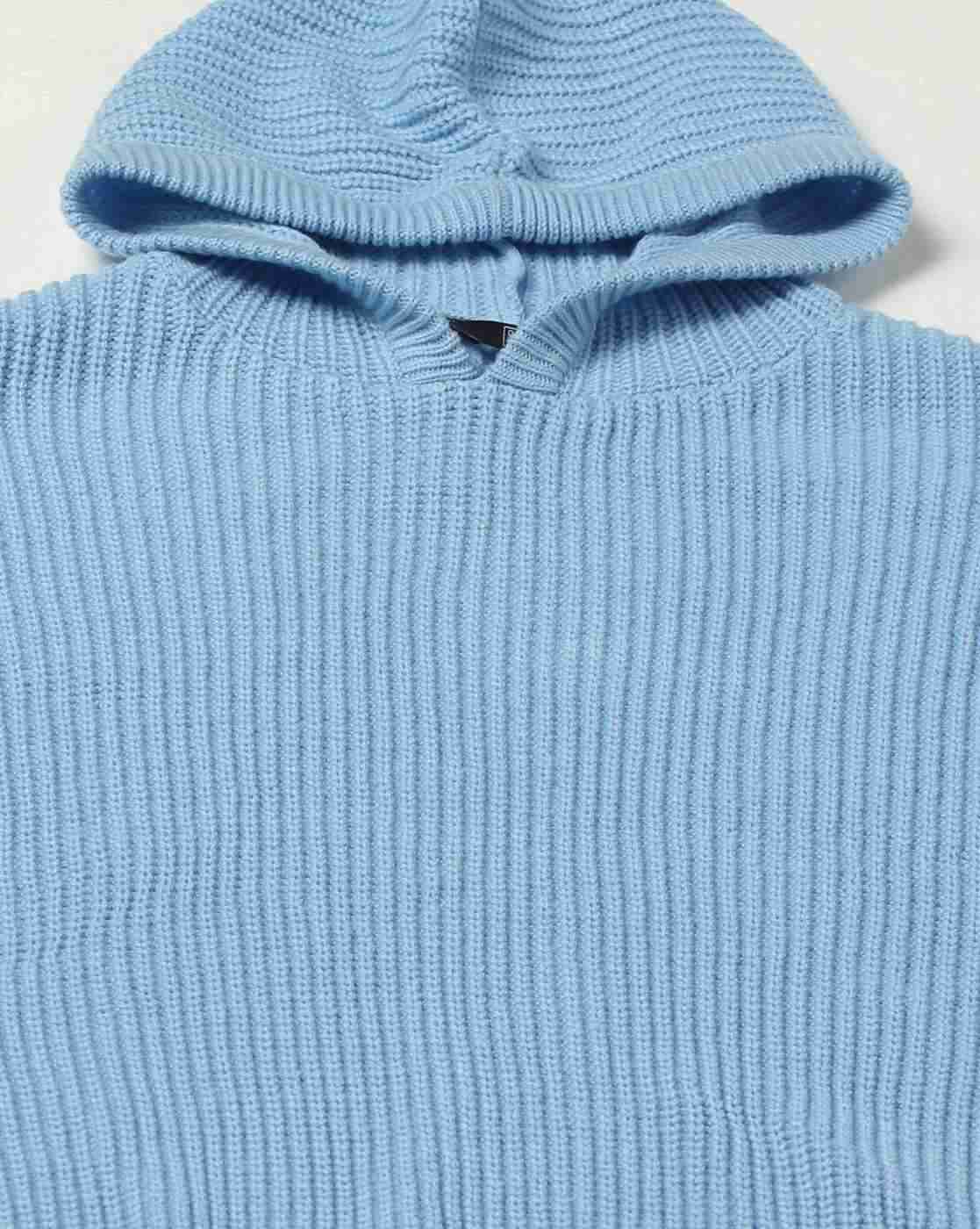 DNMX | Women Knitted Relaxed Fit Hoodie|5