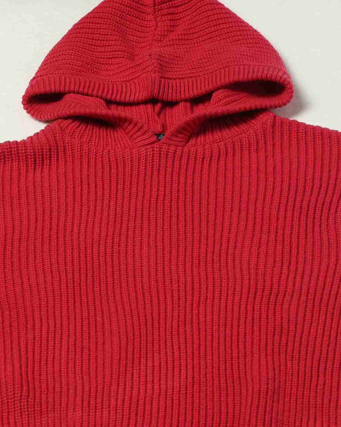 DNMX | Women Knitted Relaxed Fit Hoodie|5