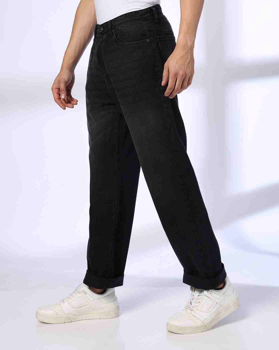 DNMX | Men Mid-Rise Loose Fit Jeans|1