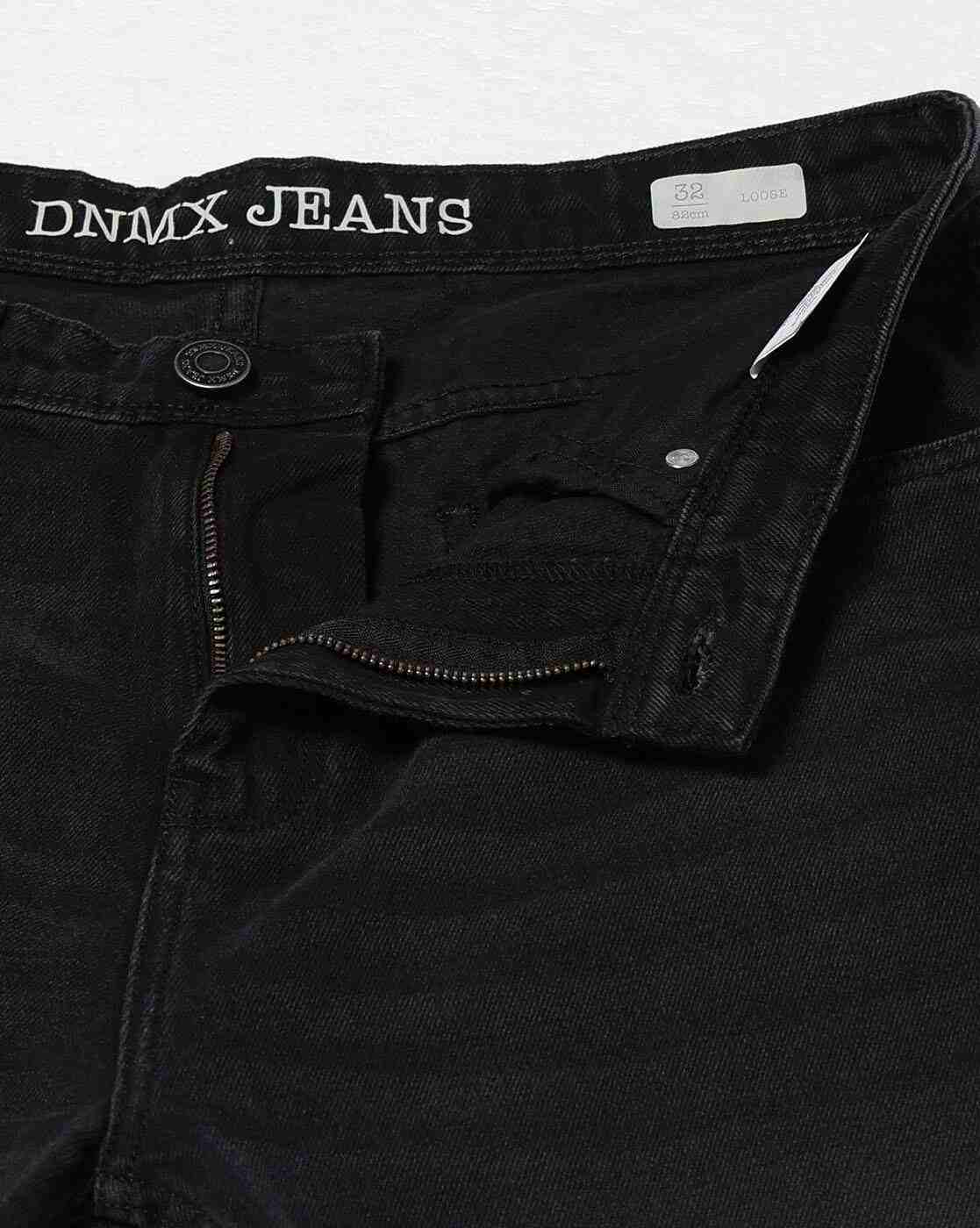 DNMX | Men Mid-Rise Loose Fit Jeans|4