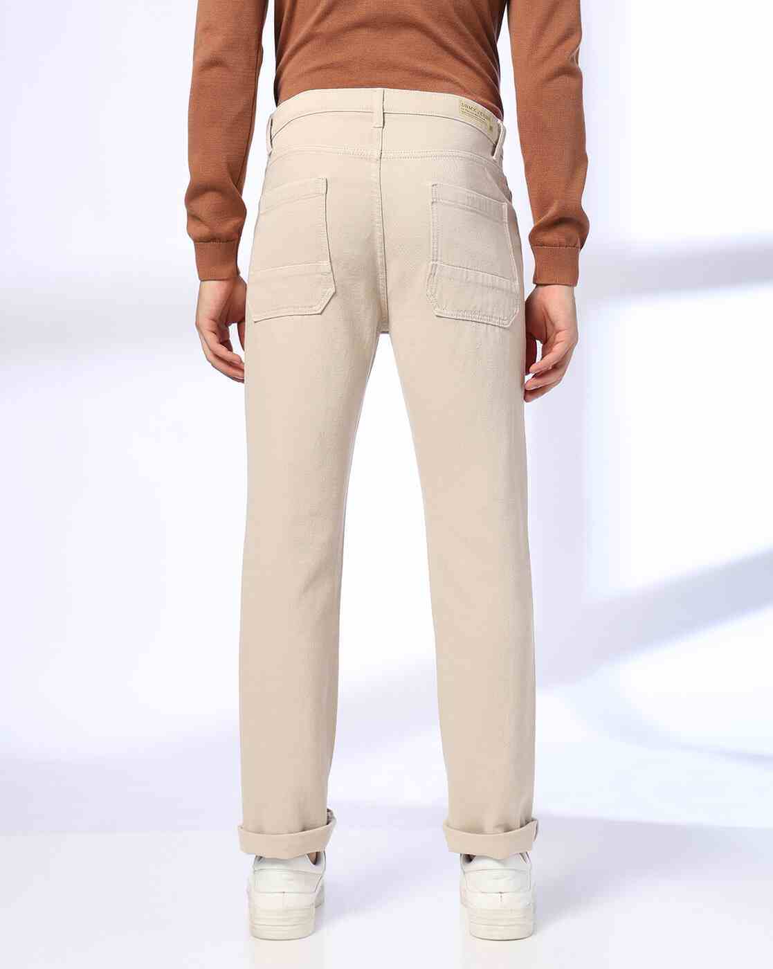 DNMX | Men Mid-Rise Straight Jeans|2