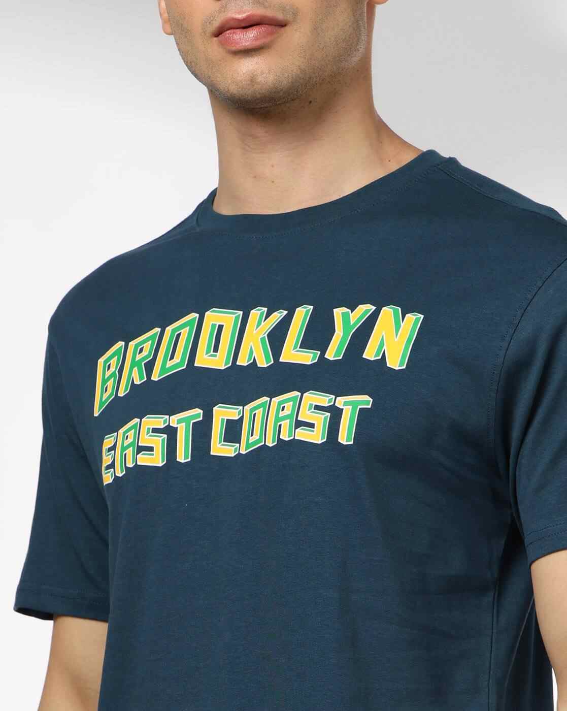 DNMX | Men Typographic Print Regular Fit T-Shirt|3