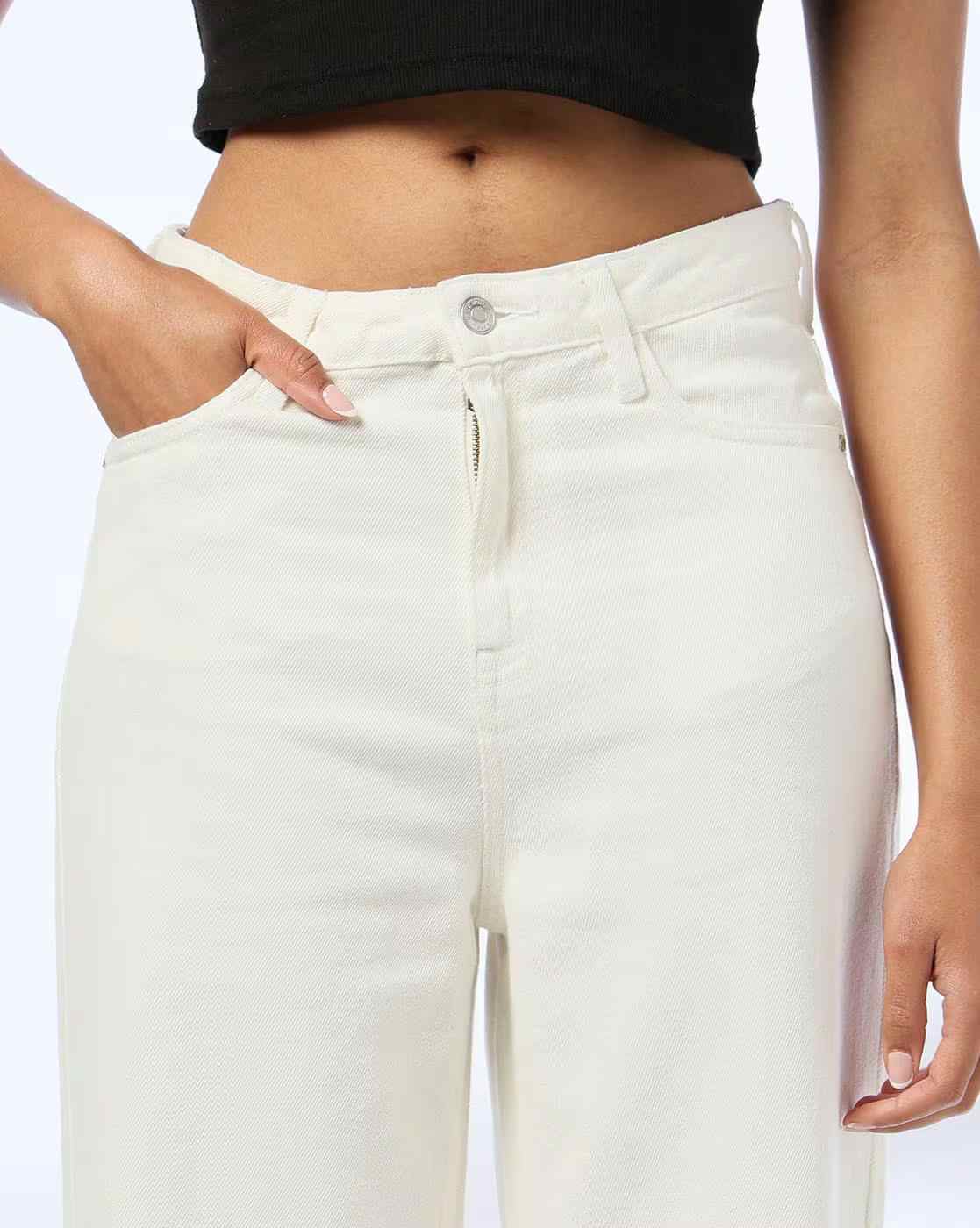 DNMX | Women High-Rise Wide-Leg Jeans|3