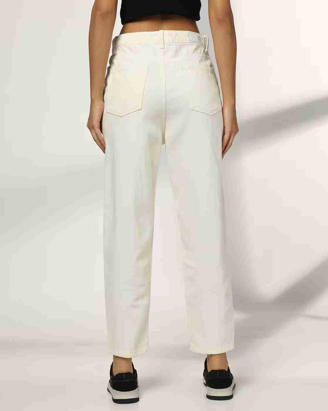 DNMX | Women Distressed Relaxed Fit Jeans|2