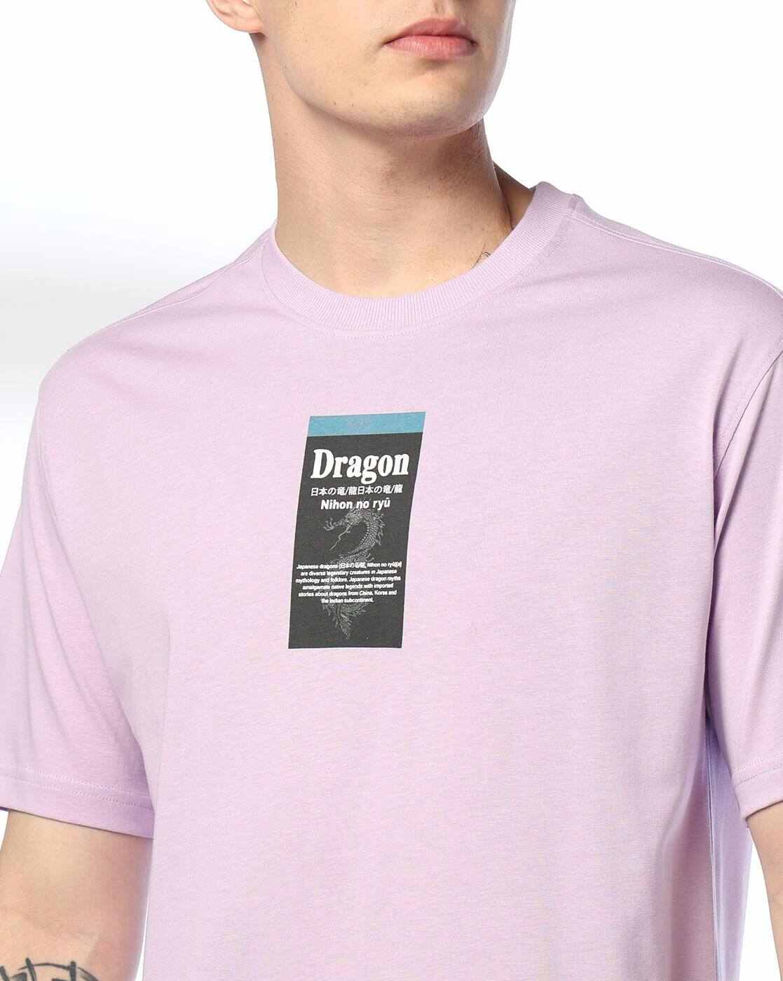 DNMX | Men Graphic Print Relaxed Fit Crew-Neck T-Shirt|4