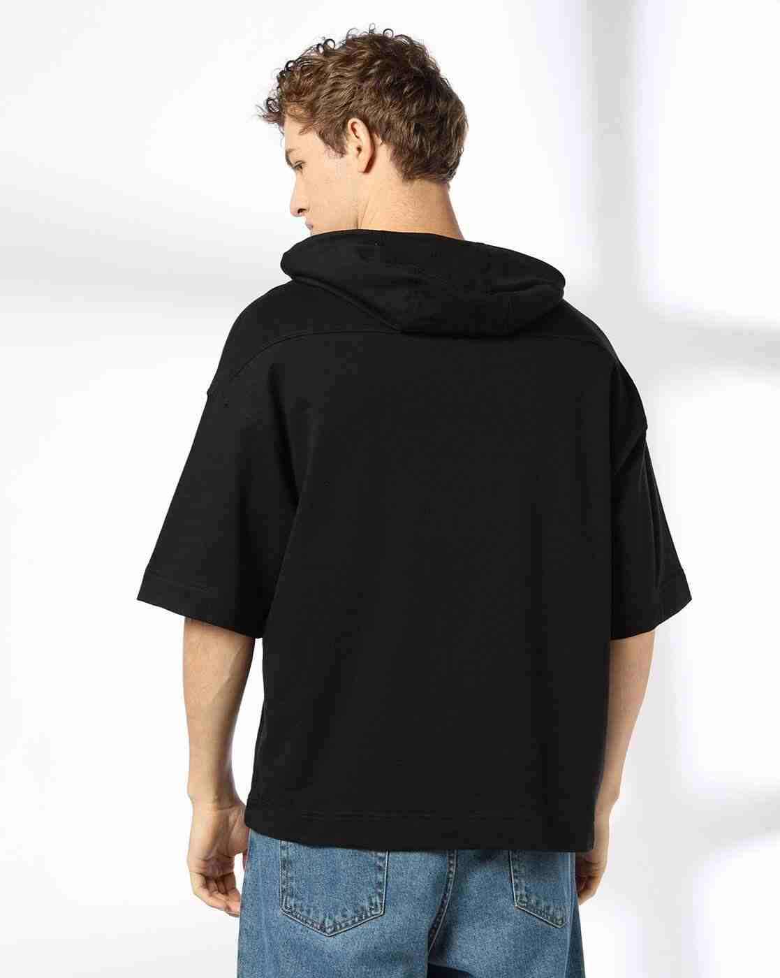 DNMX | Men Boxy Fit Hooded T-Shirt|2
