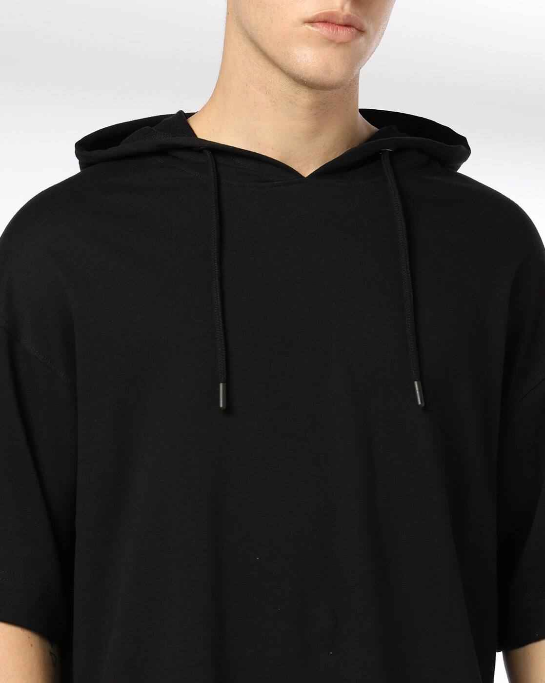 DNMX | Men Boxy Fit Hooded T-Shirt|3