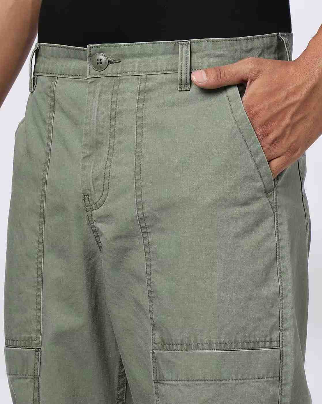 DNMX | Men Carpenter Fit Cargo Pants|3