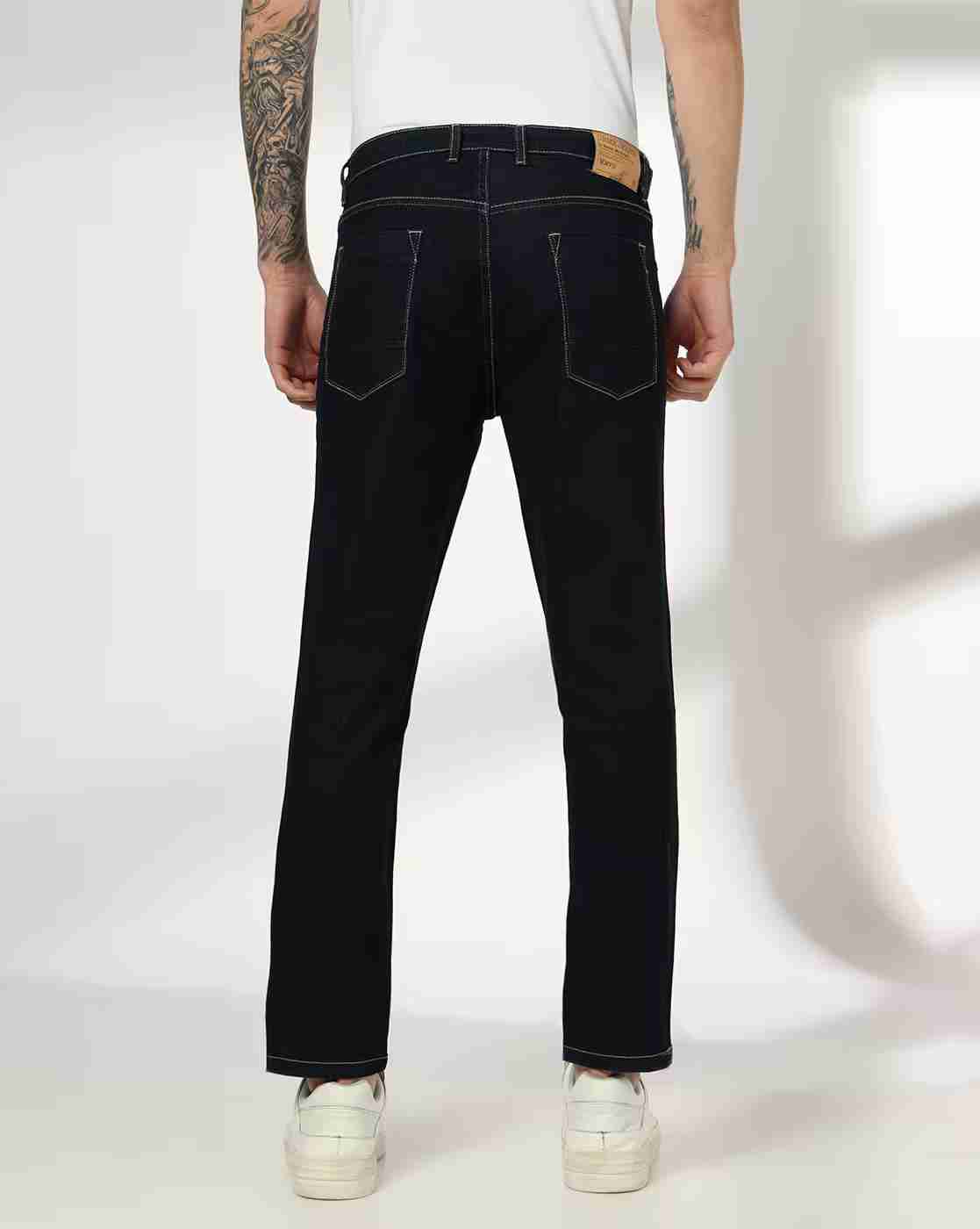 DNMX | Men Low-Rise Slim Fit Jeans|2