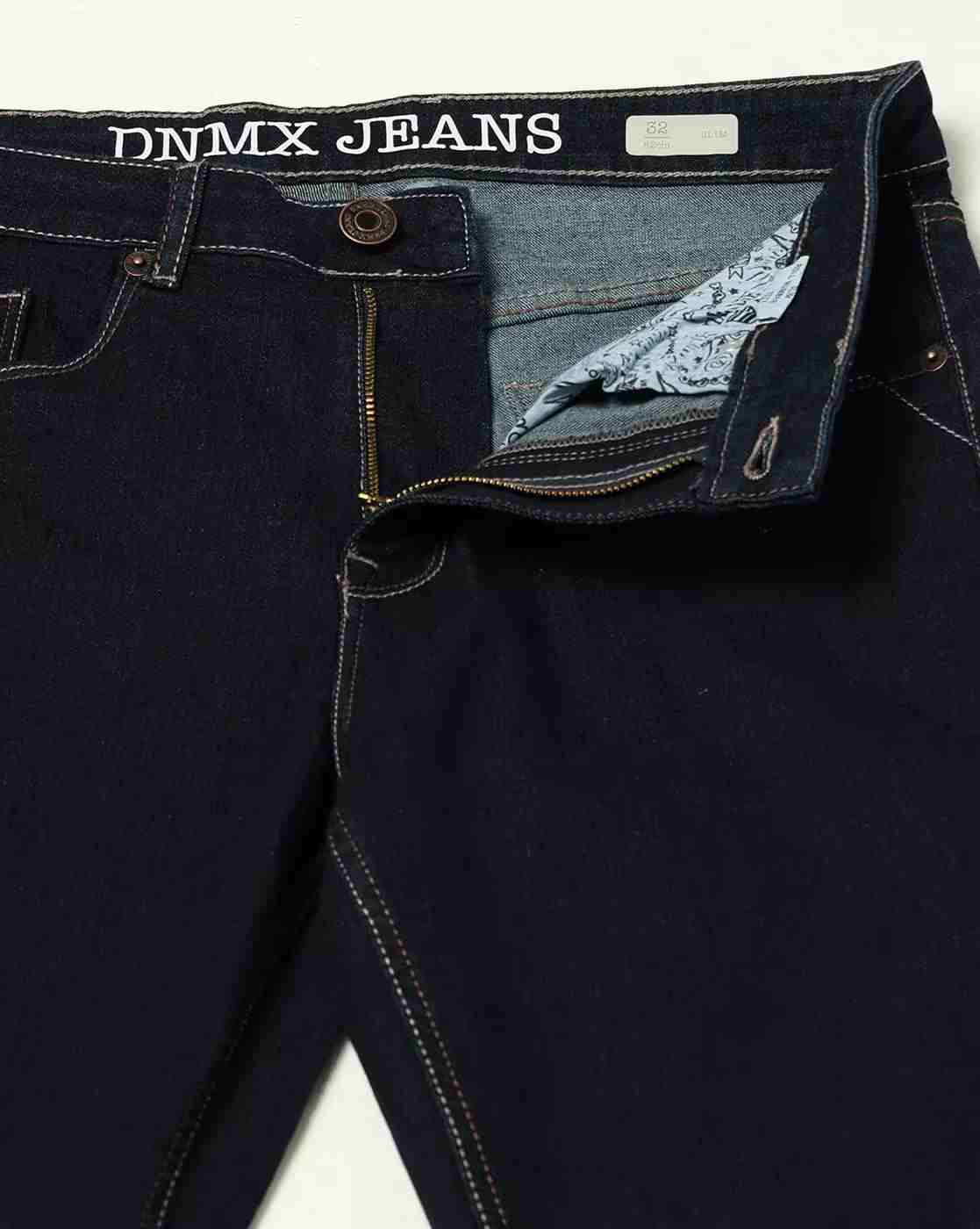 DNMX | Men Low-Rise Slim Fit Jeans|4
