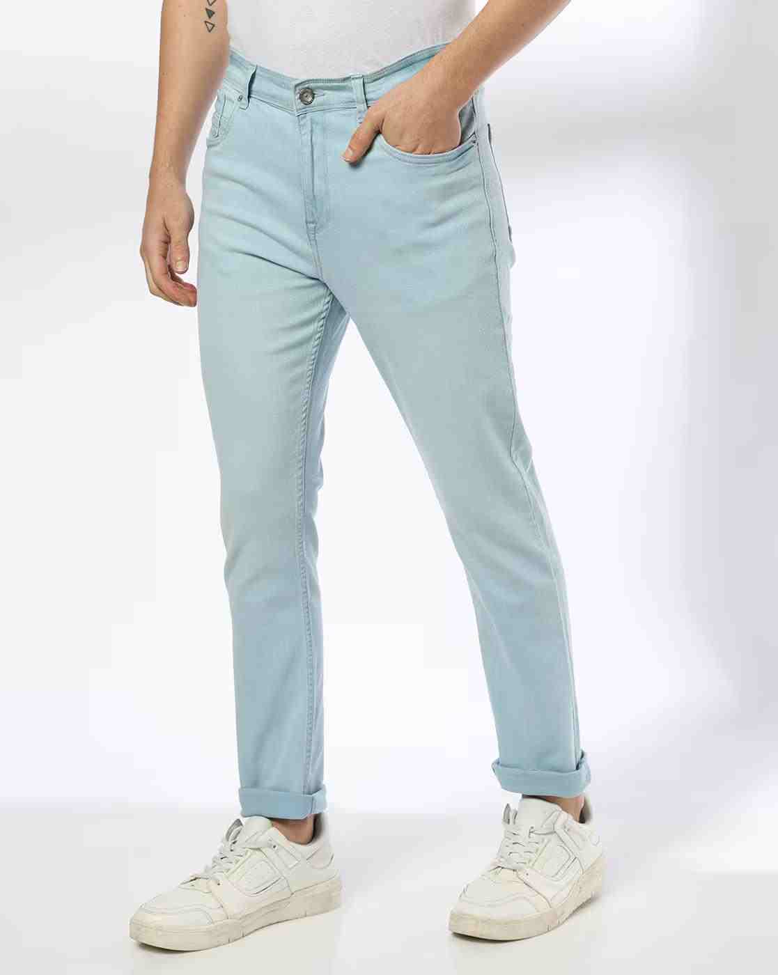 DNMX | Men Mid-Rise Slim Fit Jeans|0