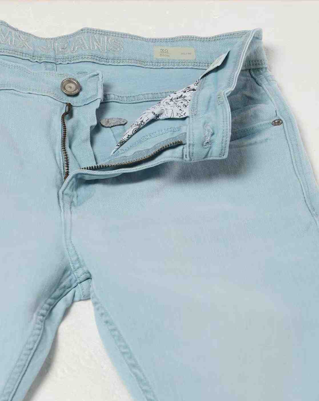 DNMX | Men Mid-Rise Slim Fit Jeans|4