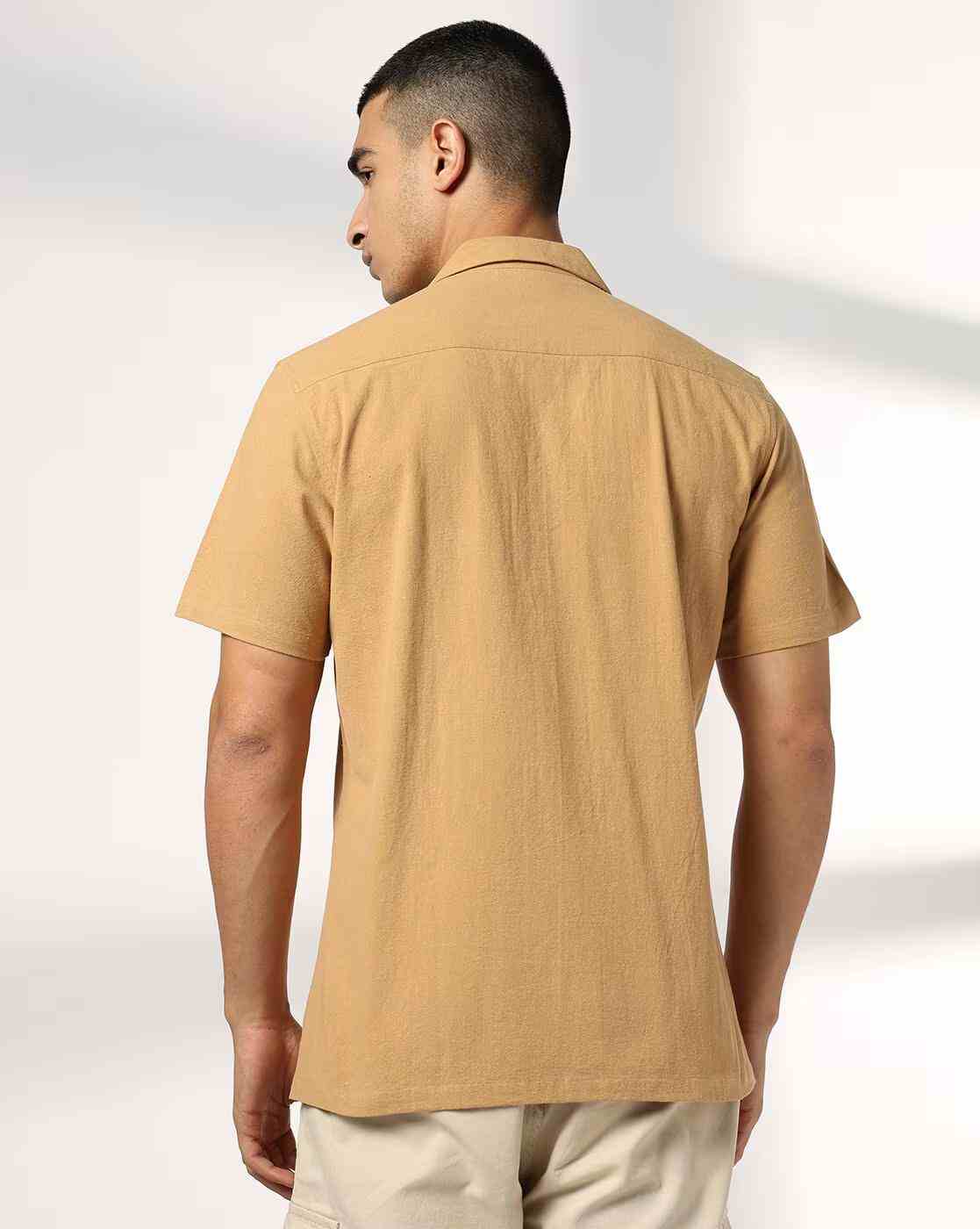 DNMX | Men Embroidered Regular Fit Shirt|2