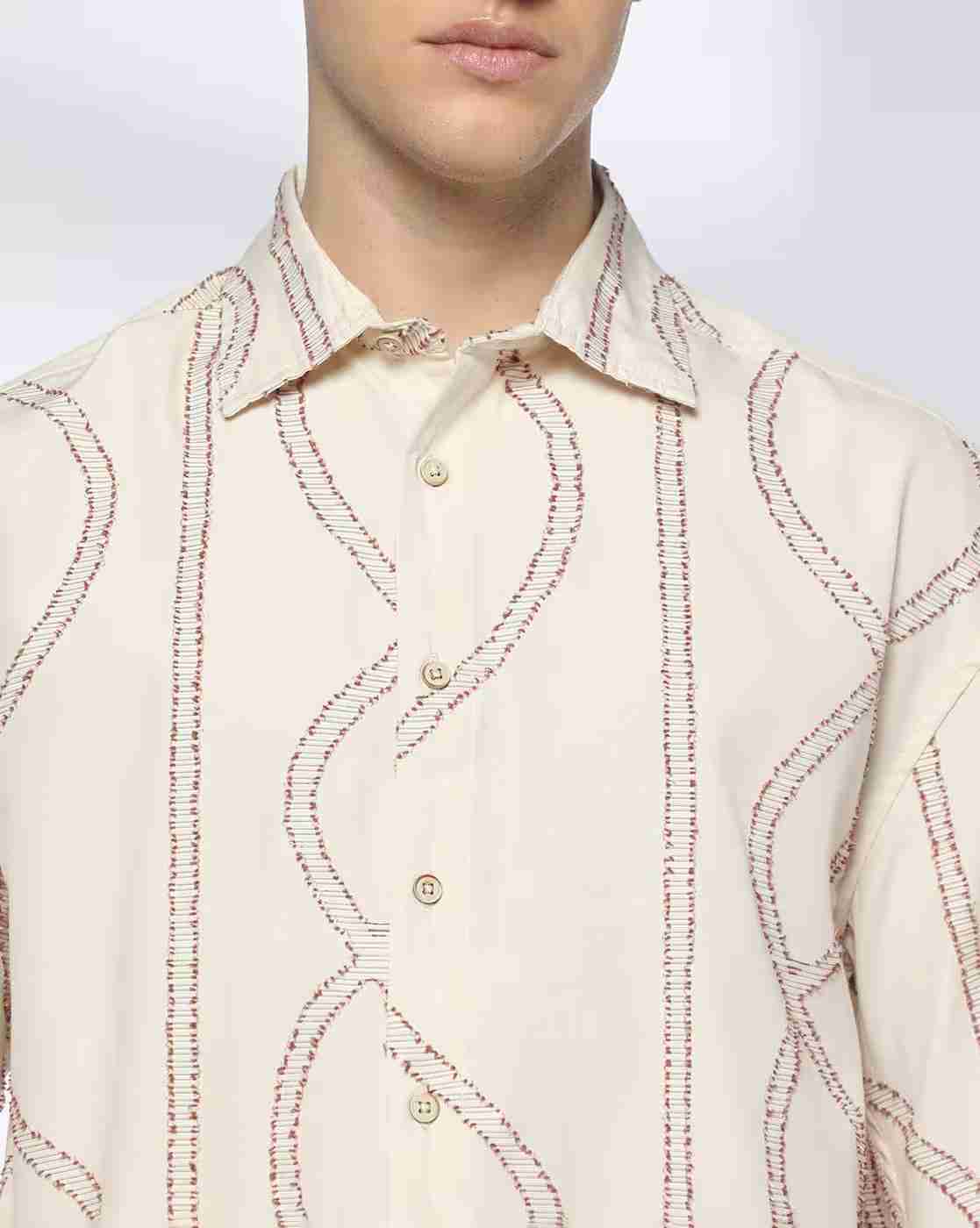 DNMX | Men Printed Boxy Fit Shirt|3