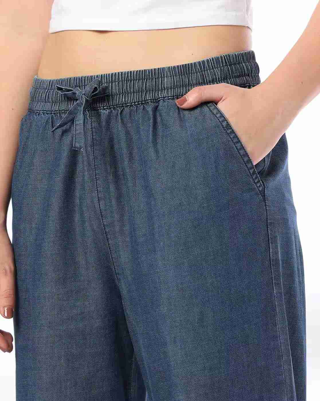 DNMX | Women Mid-Rise Wide-Leg Jeans|3