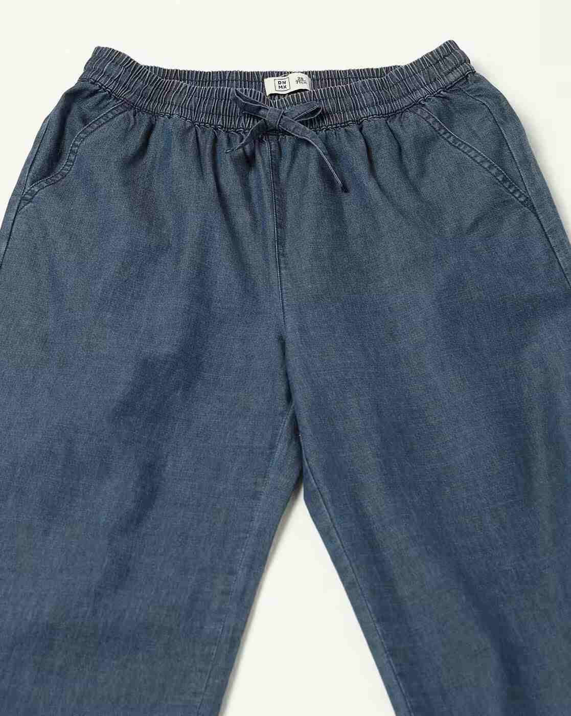 DNMX | Women Mid-Rise Wide-Leg Jeans|4