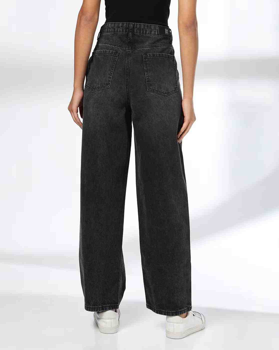 DNMX | Women High-Rise Relaxed Jeans|2
