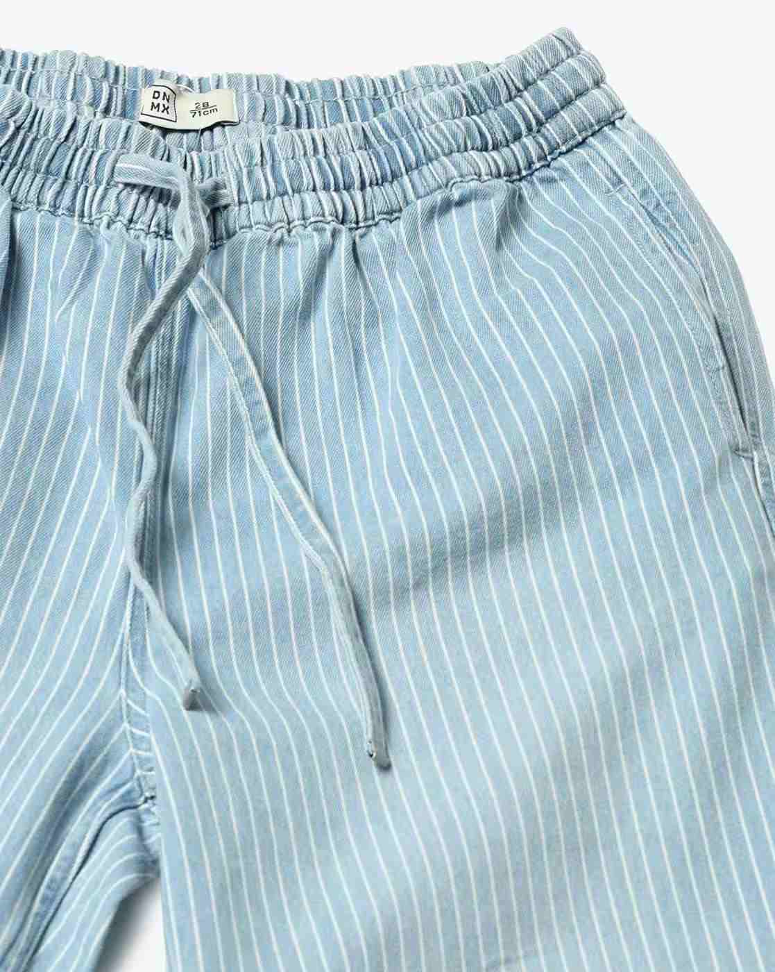 DNMX | Women Striped Wide-Leg Palazzos|4