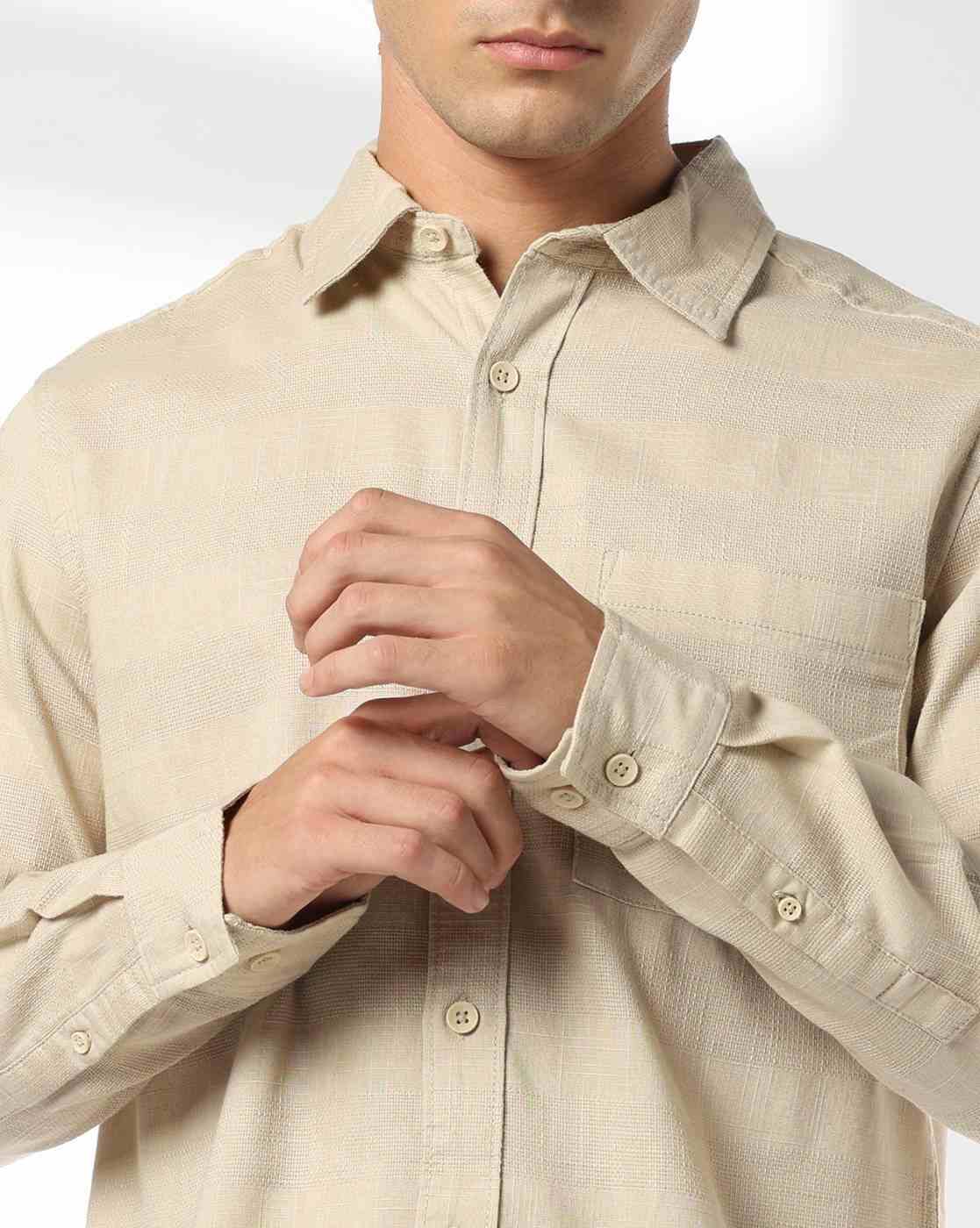DNMX | Men Regular Fit Classic Shirt|4