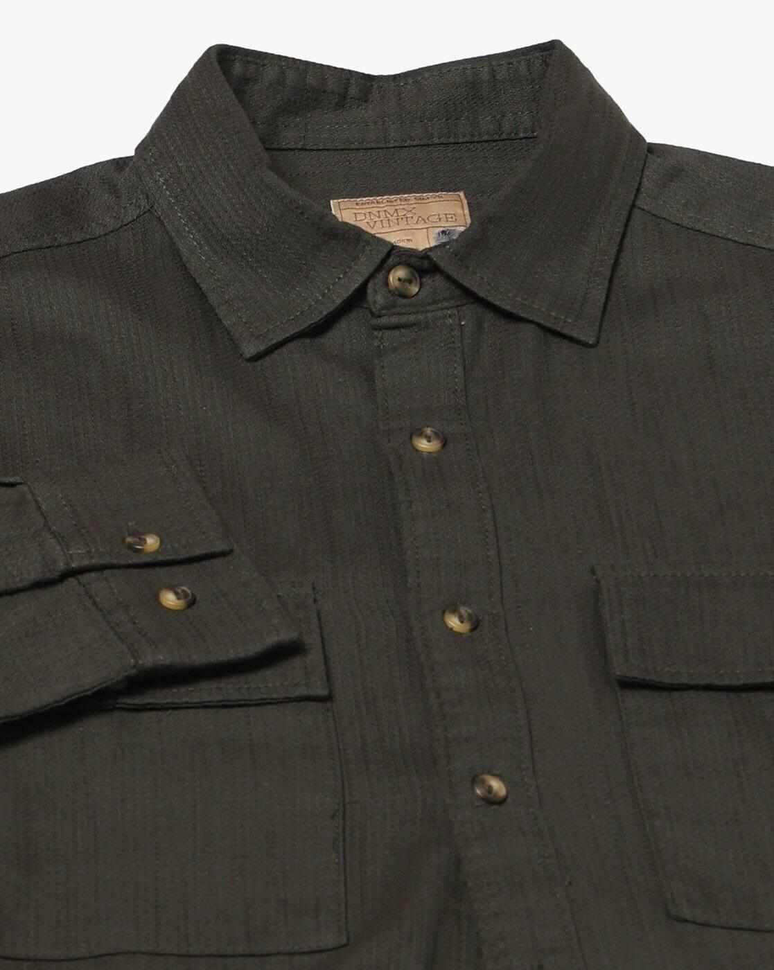 DNMX | Men Regular Fit Shirt with Flap Pockets|6
