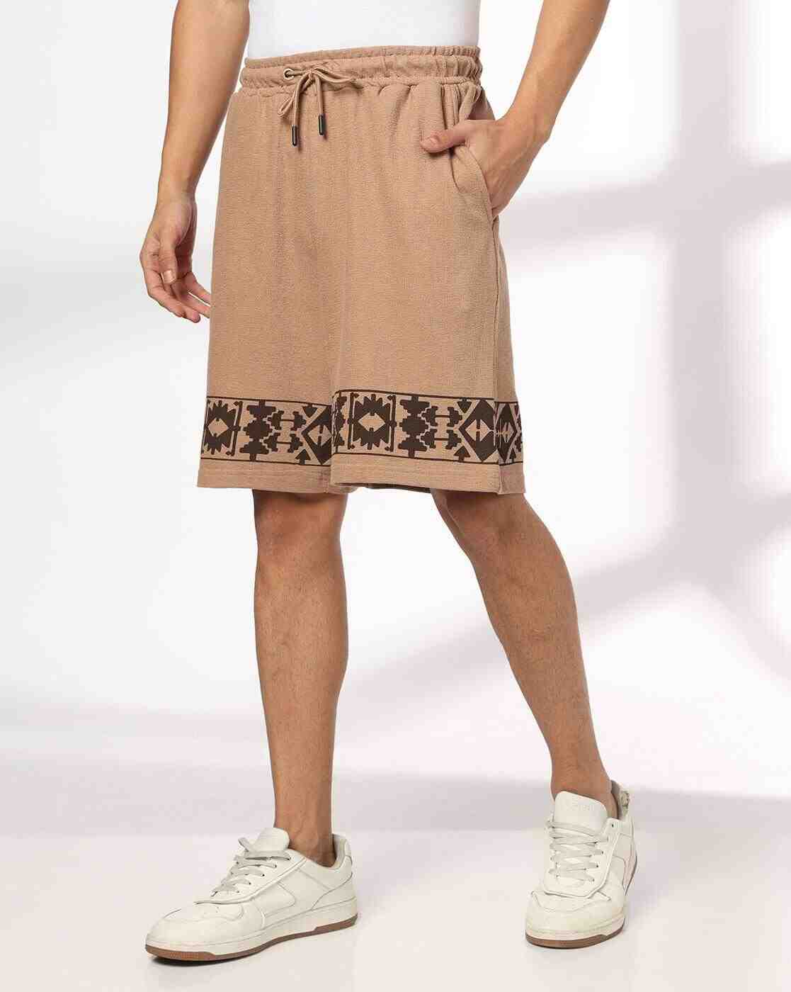 DNMX | Men Printed Loose Fit Shorts|0