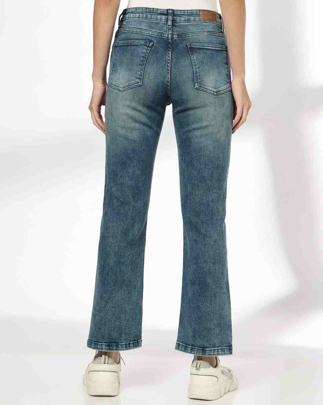 DNMX | Women Mid-Rise Bootcut Jeans|2