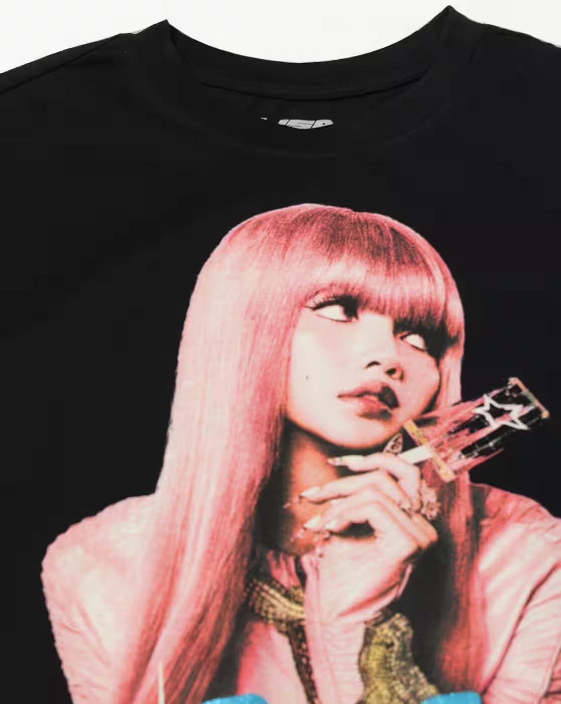DNMX | Women Graphic Print Oversized Crew-Neck T-Shirt|4