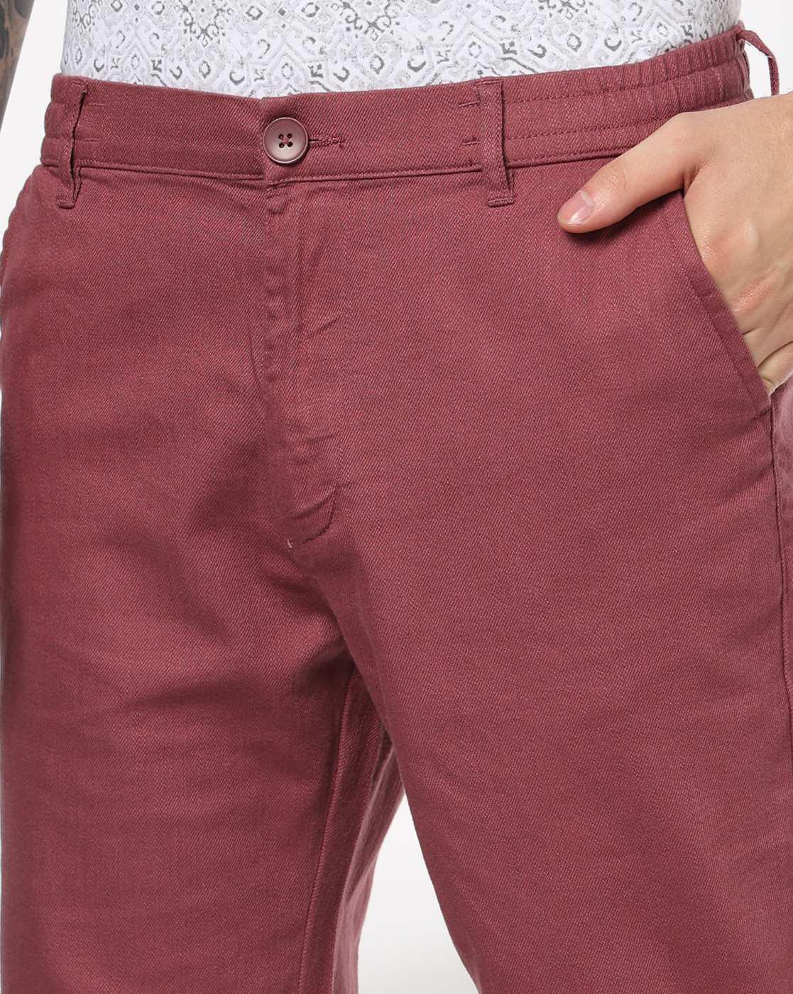 DNMX | Men Regular Fit Flat-Front Shorts|3