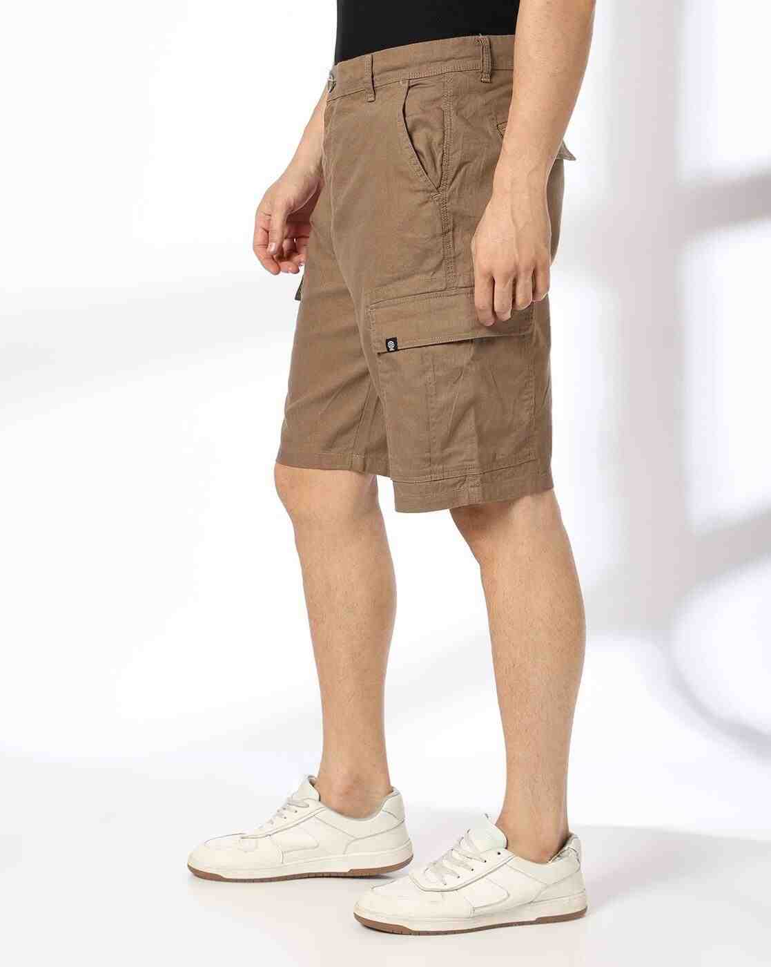 DNMX | Men Regular Fit Cargo Shorts|1