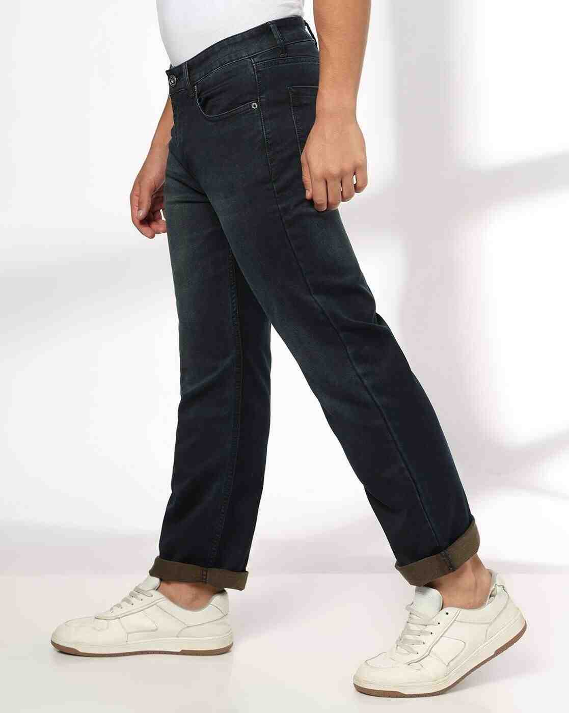 DNMX | Men Mid-Rise Straight Jeans|1